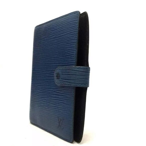 Authentic Louis Vuitton Epi Agenda Blue Notebook - Picture 3 of 12